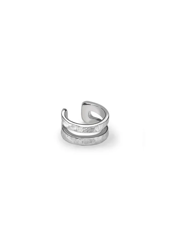 Dower & Hall Men's Double Bar Nomad Ear Cuff