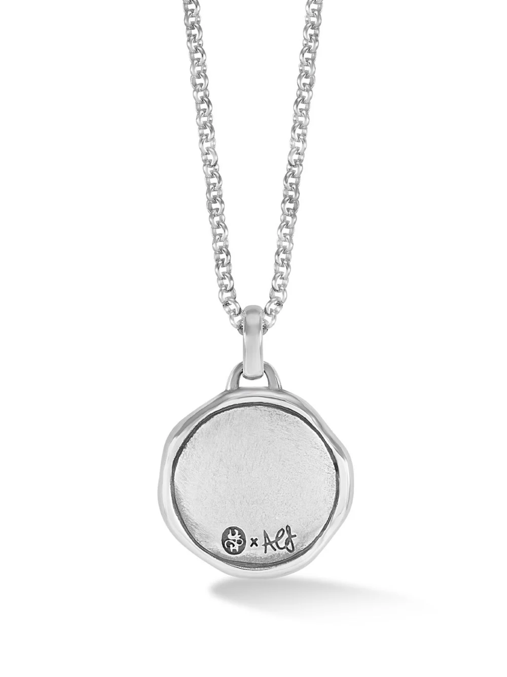 Dower & Hall Men's Flying Swallow Talisman Necklace, view 4