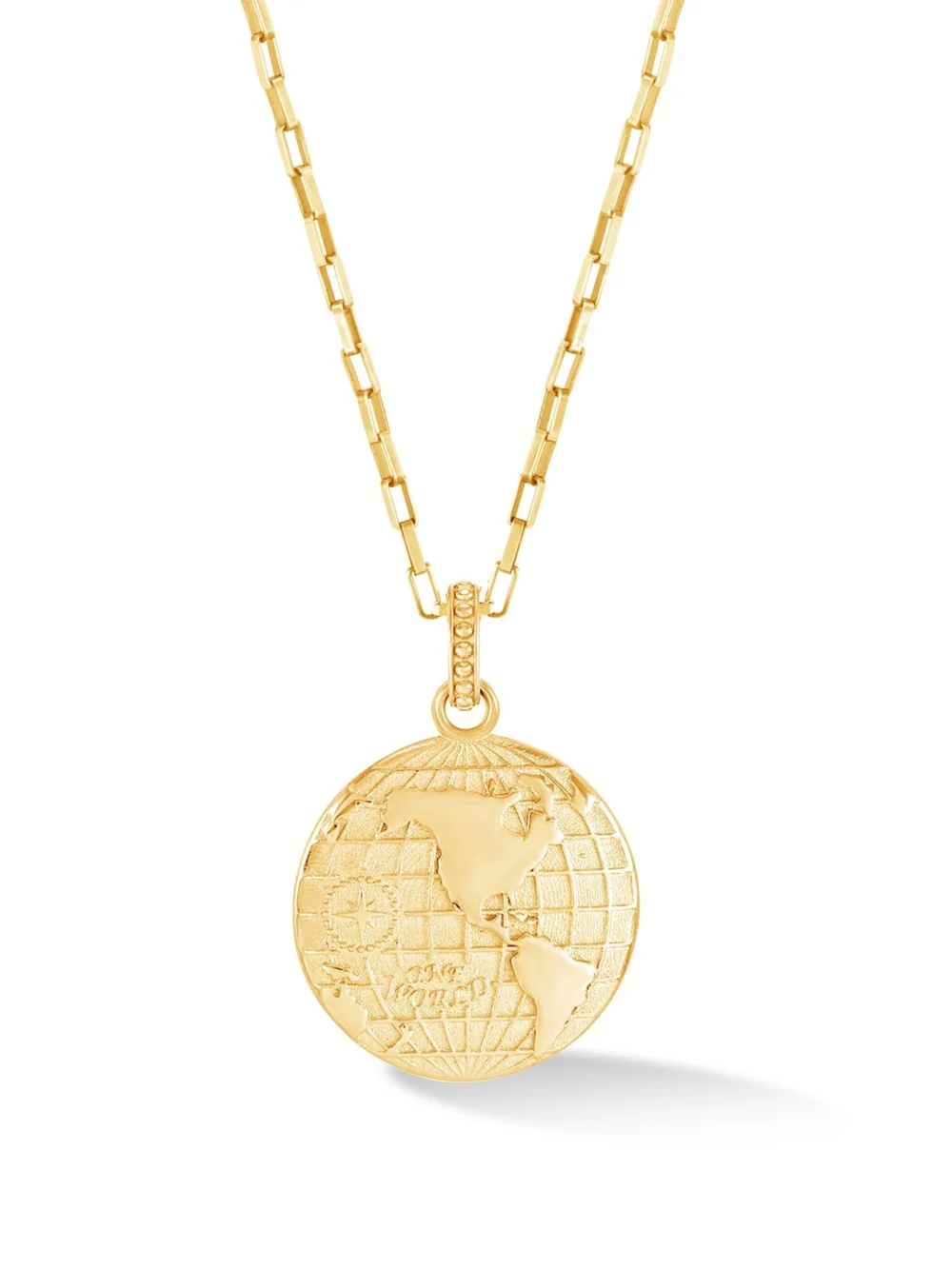 Dower & Hall Men's One World Talisman Necklace, view 6