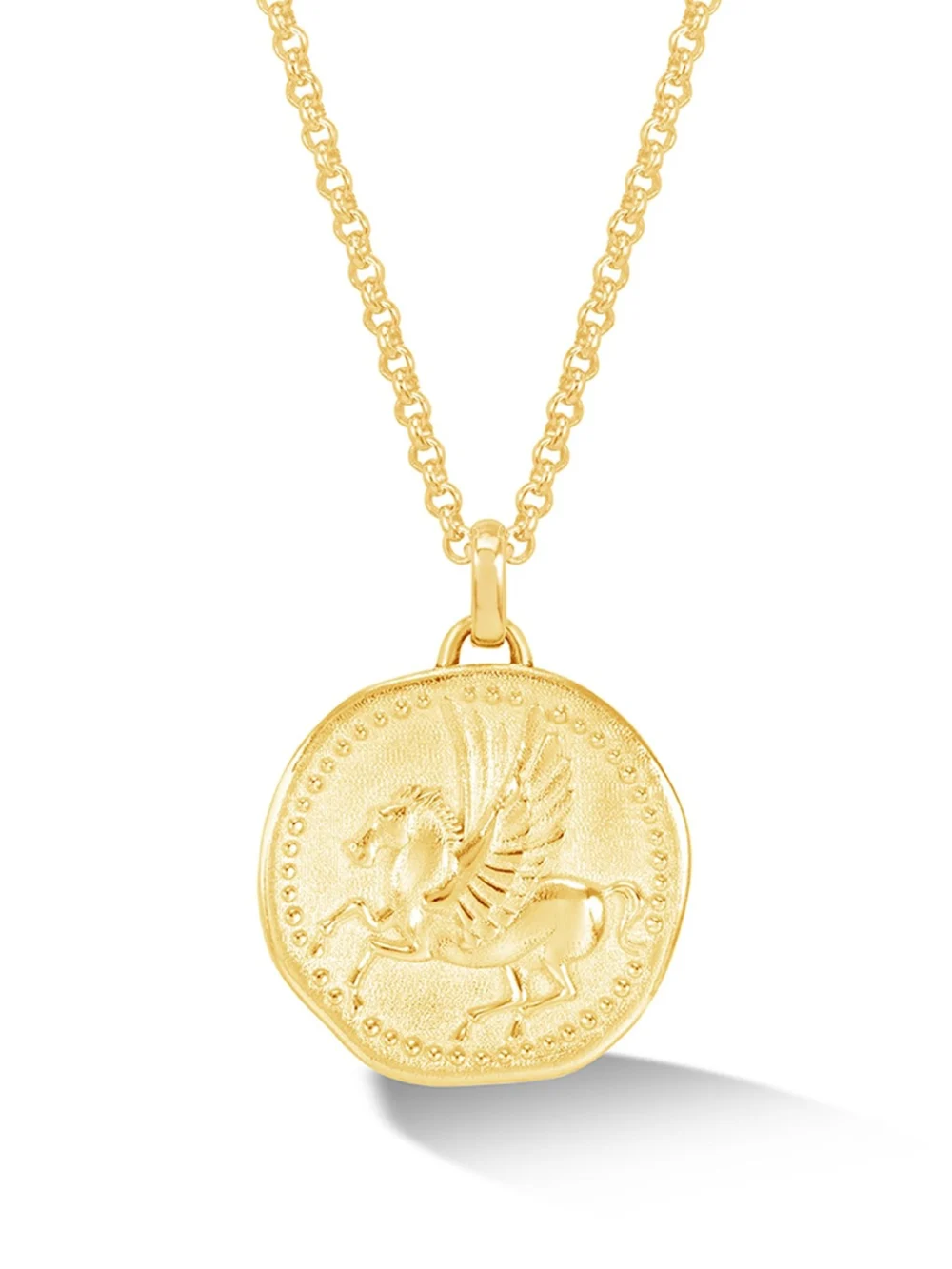 Dower & Hall Men's Pegasus Talisman Necklace, view 5