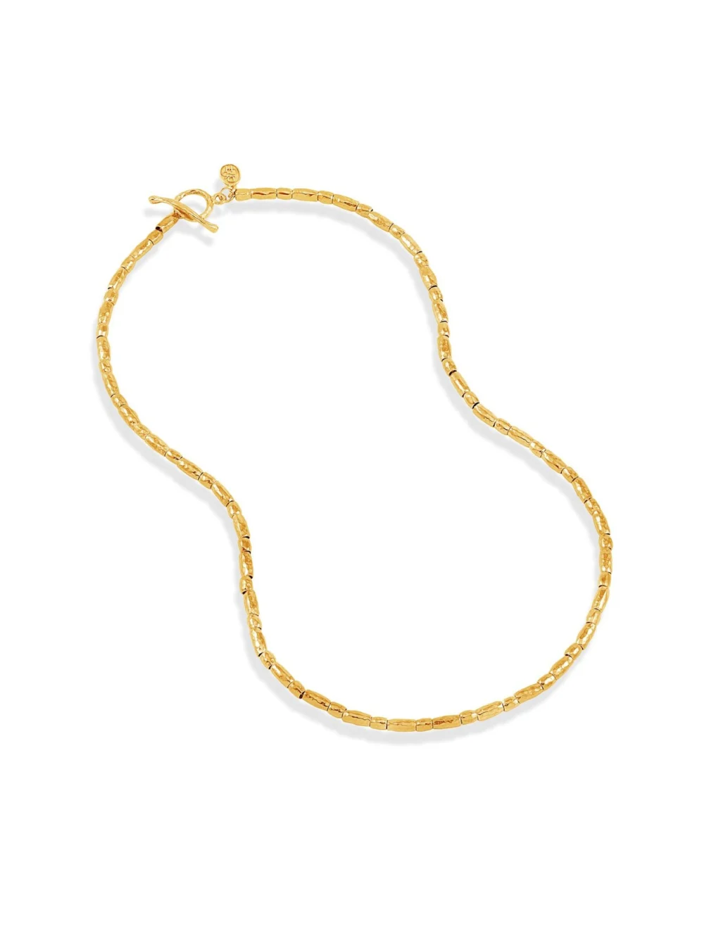 Dower & Hall Men's Rice Nomad Nugget Necklace, view 4