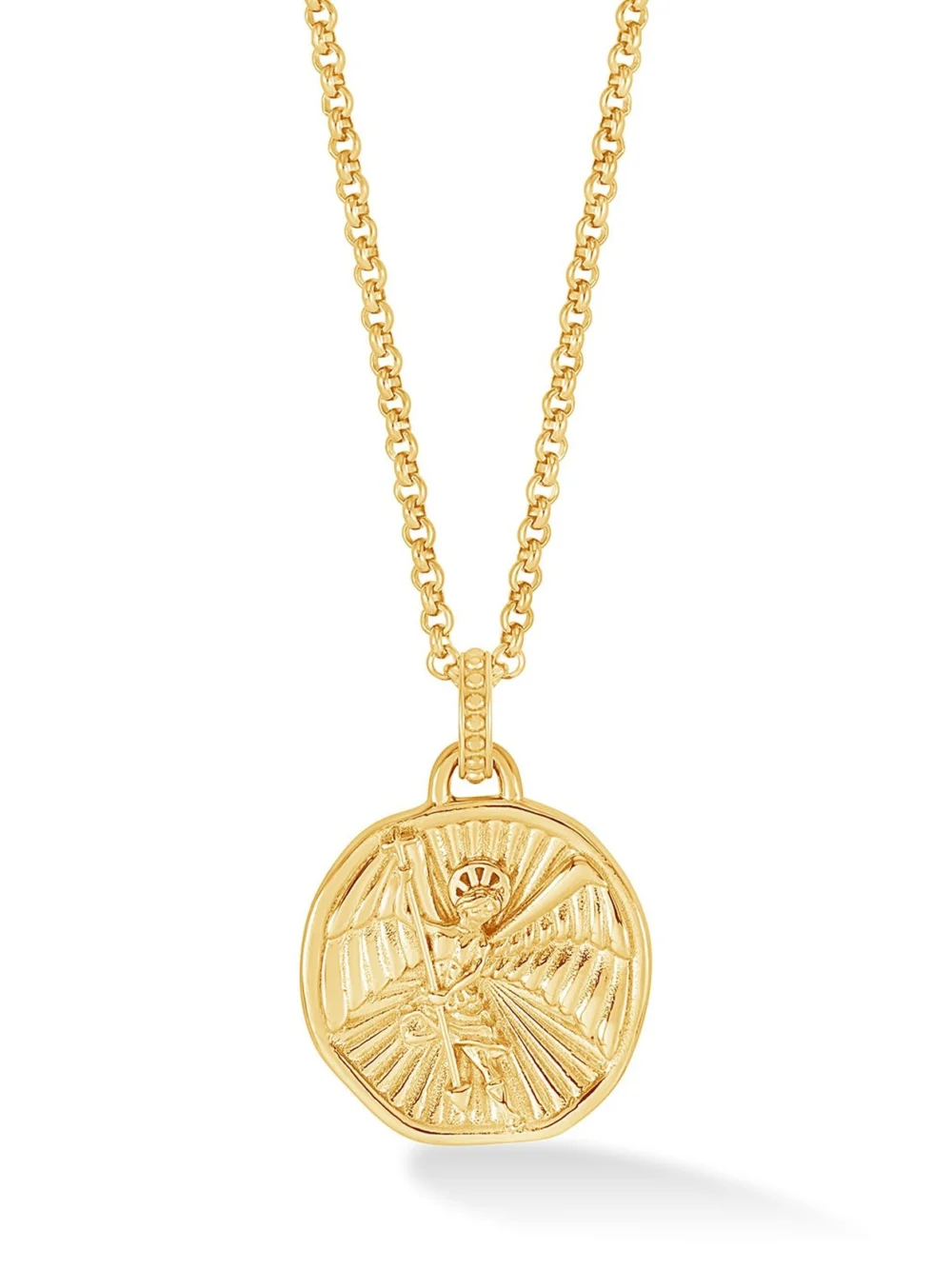 Dower & Hall Men's St. Michael Talisman Necklace, view 5
