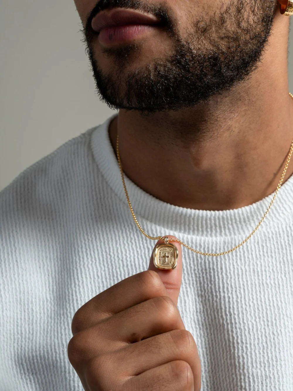 Dower & Hall Men's Success Talisman Necklace, view 3