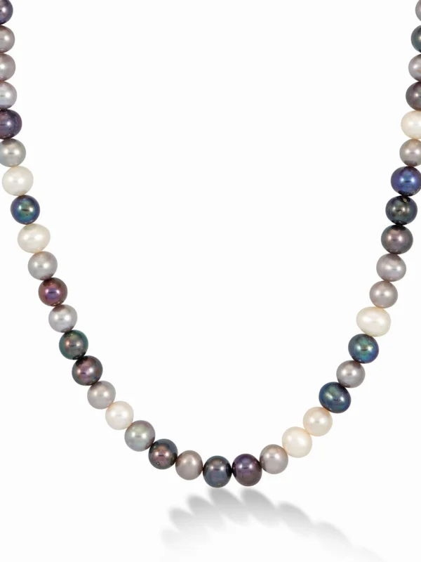 Dower & Hall Mixed Freshwater Luna Pearl Necklace