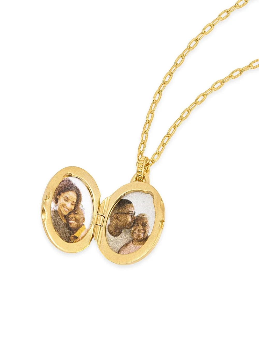 Dower & Hall Oval 'Starburst' Diamond Photo Locket, view 2
