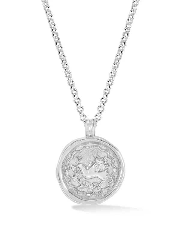 Dower & Hall Peace Dove Talisman Necklace