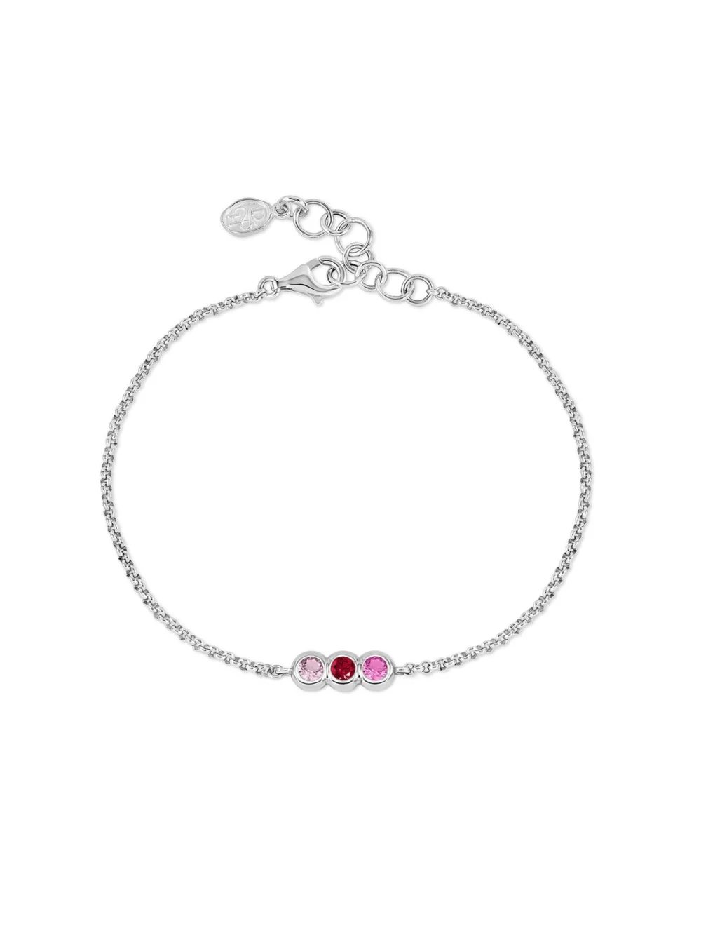 Dower & Hall 'Pinks' Tutti Frutti Chain Bracelet
