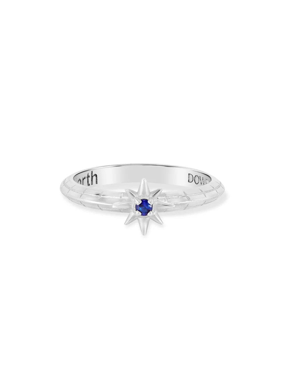 Dower & Hall Sapphire True North Twinkle Ring, view 3