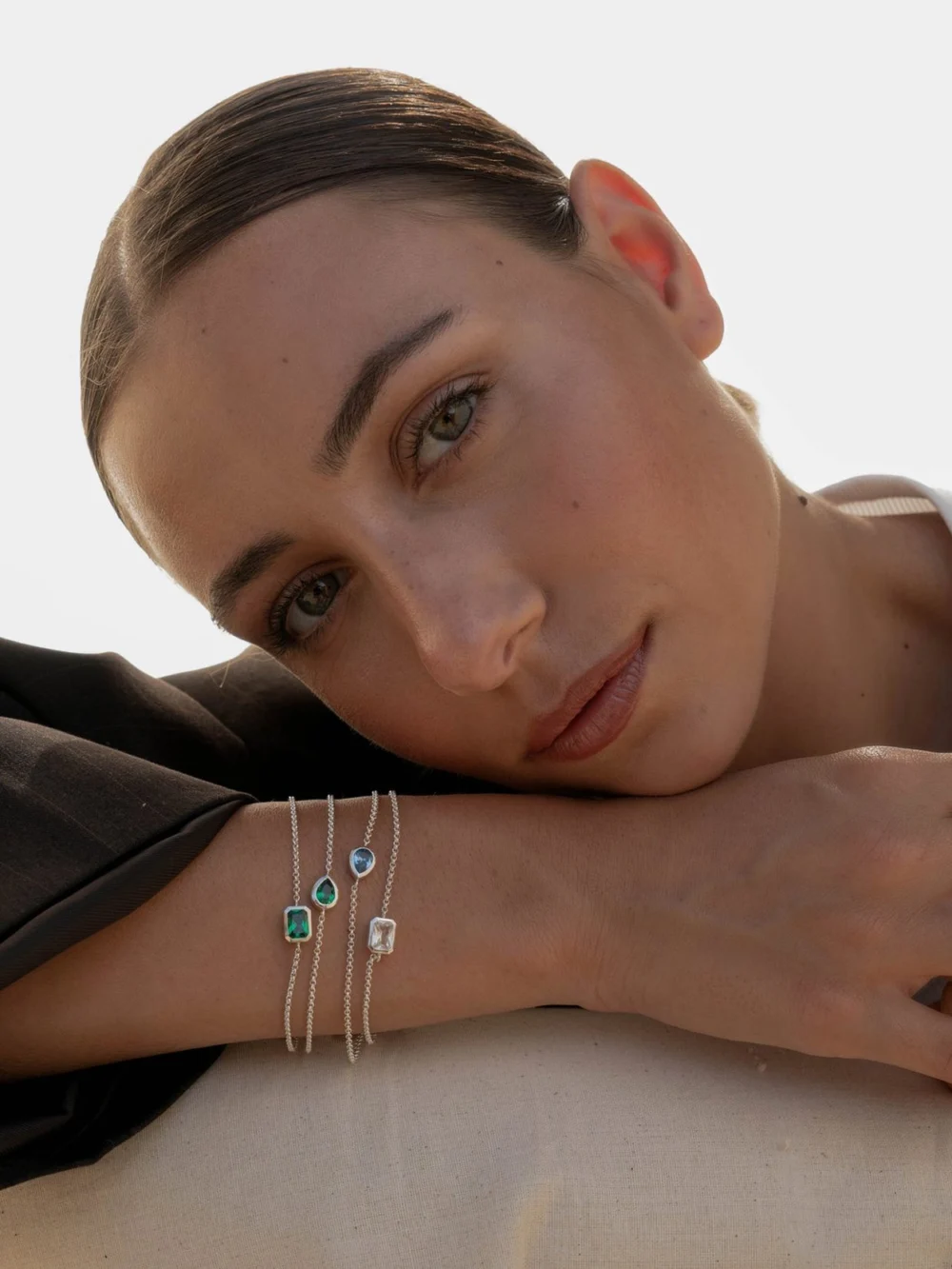Dower & Hall Serenity Bracelet Stack, view 3