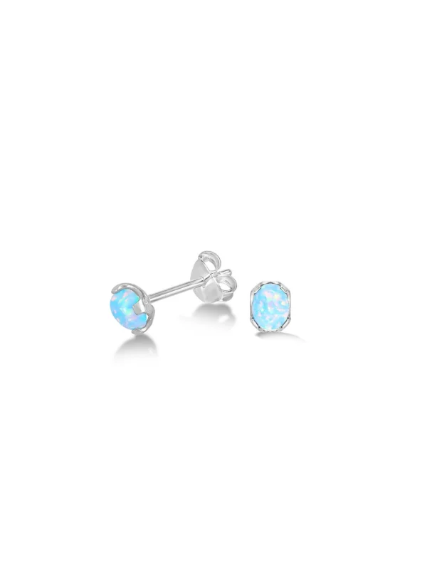Dower & Hall Small Opal Array Studs