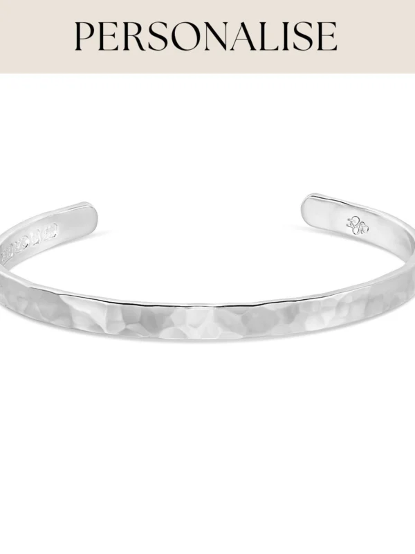 Dower & Hall Stampable Hammered Nomad Bangle