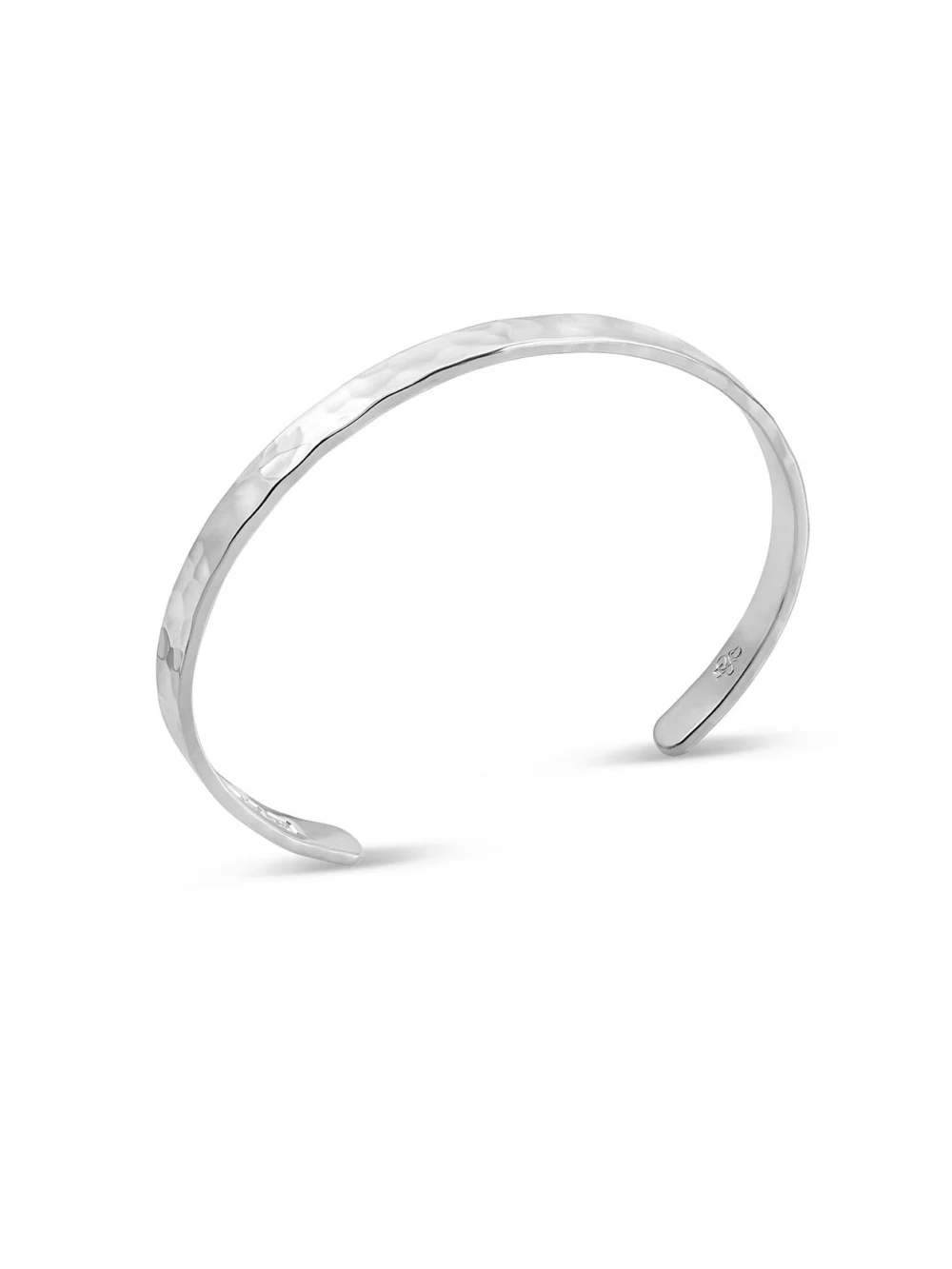 Dower & Hall Stampable Hammered Nomad Bangle, view 4