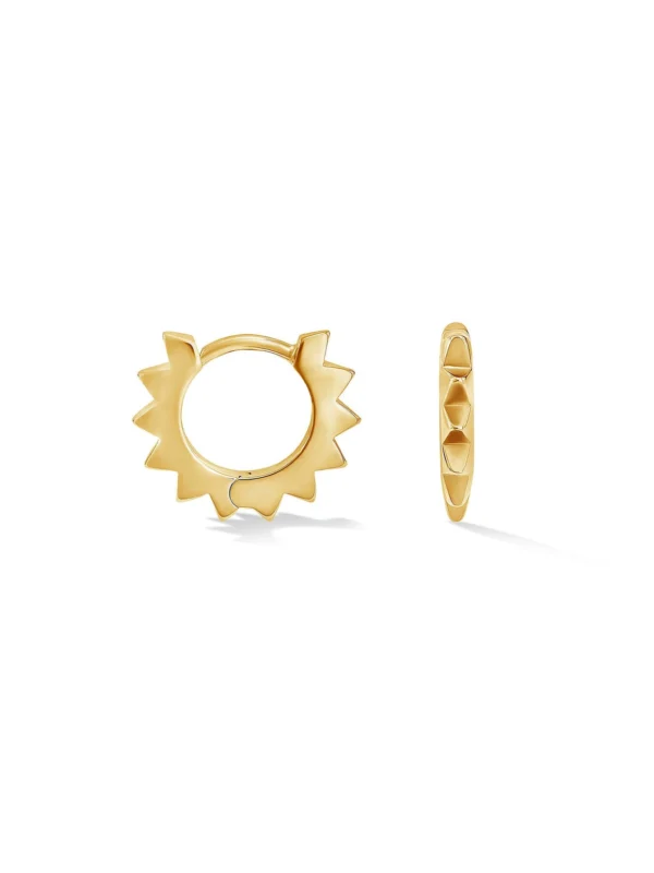 Dower & Hall Star Huggie Hoops