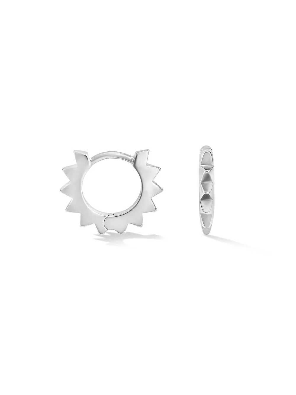 Dower & Hall Star Huggie Hoops, view 5