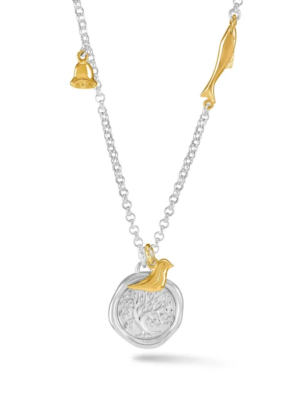 Dower & Hall 'The Glasgow Flourish' Talisman Necklace