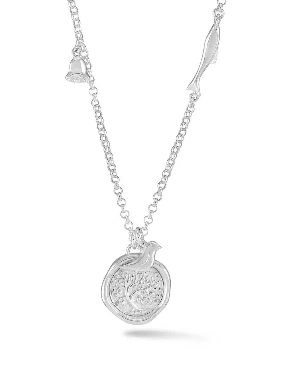 Dower & Hall 'The Glasgow Flourish' Talisman Necklace, view 4