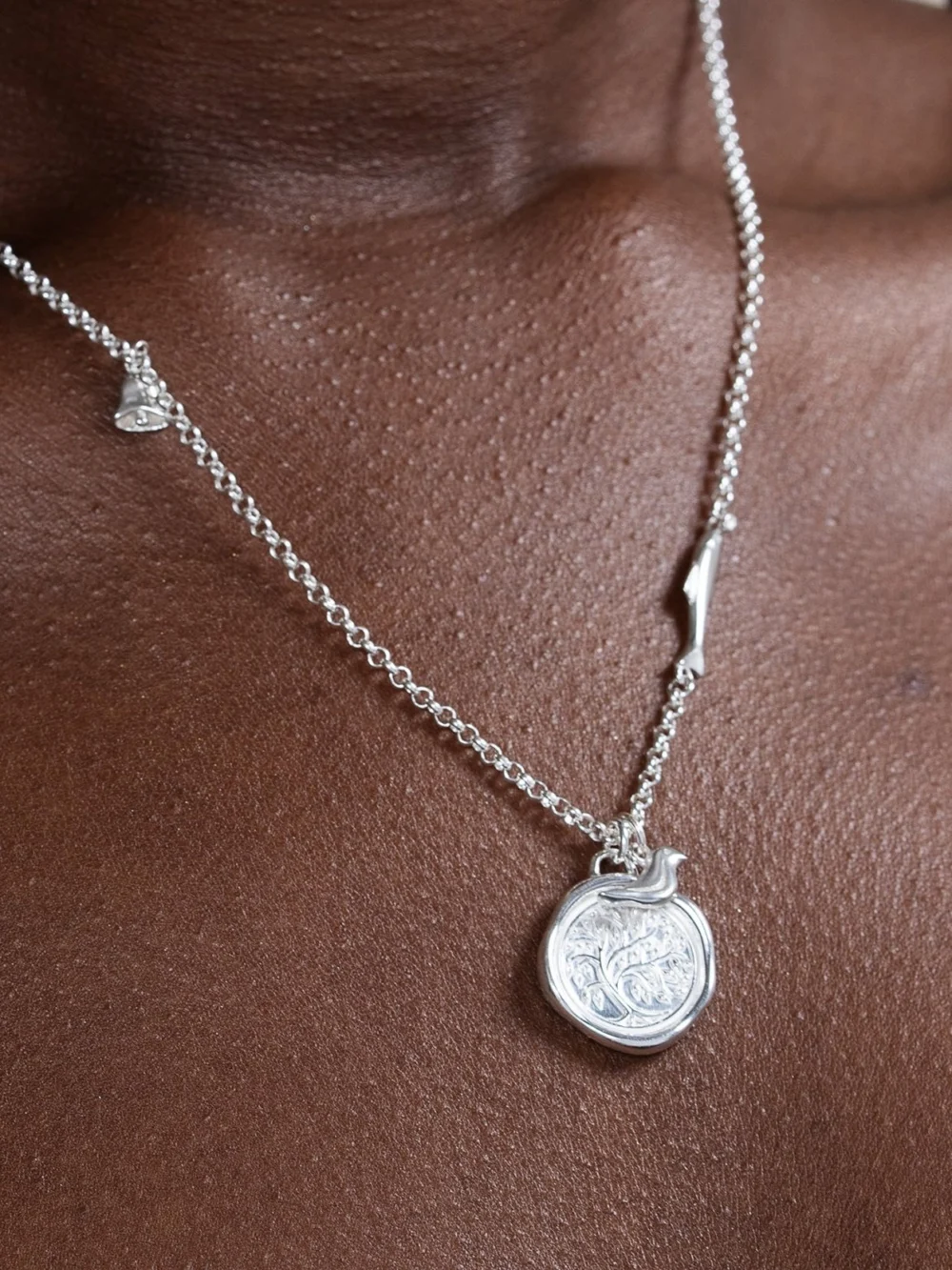 Dower & Hall 'The Glasgow Flourish' Talisman Necklace, view 5