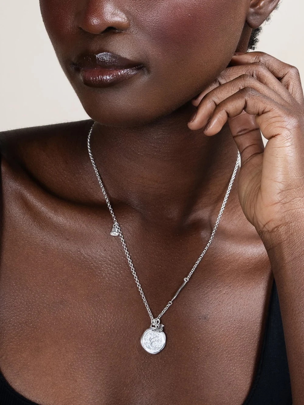 Dower & Hall 'The Glasgow Flourish' Talisman Necklace, view 6