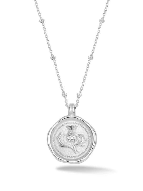 Dower & Hall Thistle Talisman Necklace