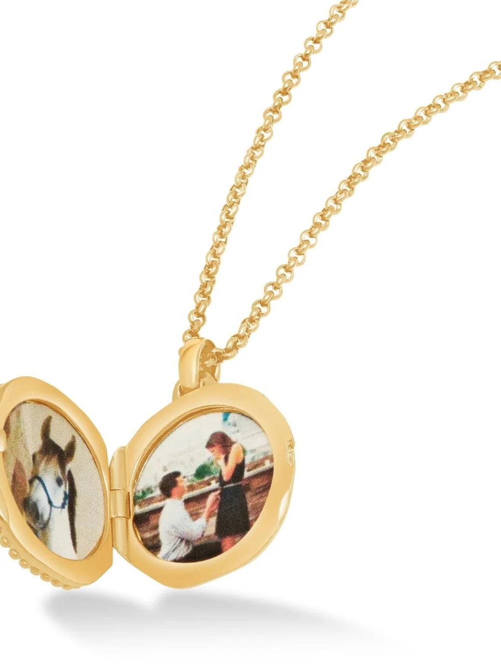 Dower & Hall True North Diamond Photo Locket, view 4