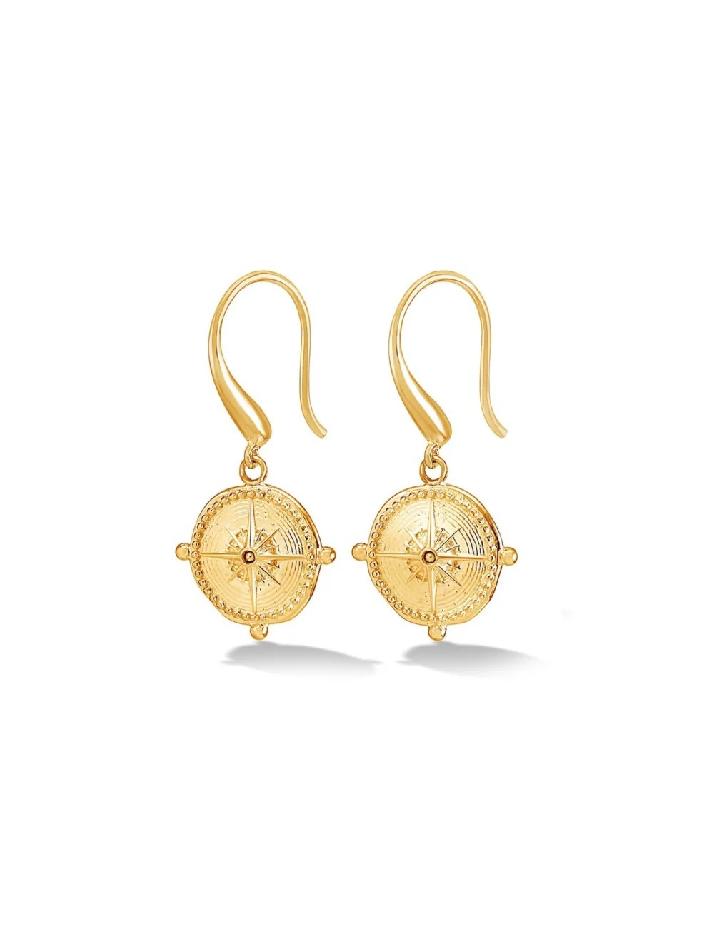 Dower & Hall 'True North' Narrative Talisman Drop Earrings, view 5