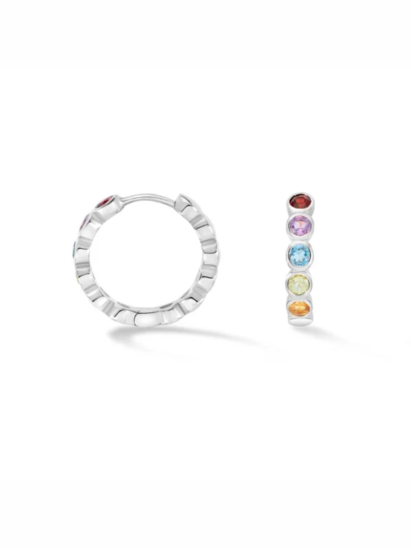 Dower & Hall Tutti Frutti Huggie Hoops