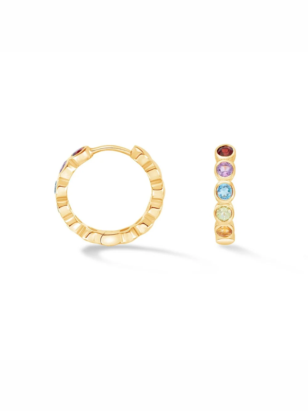 Dower & Hall Tutti Frutti Huggie Hoops, view 5