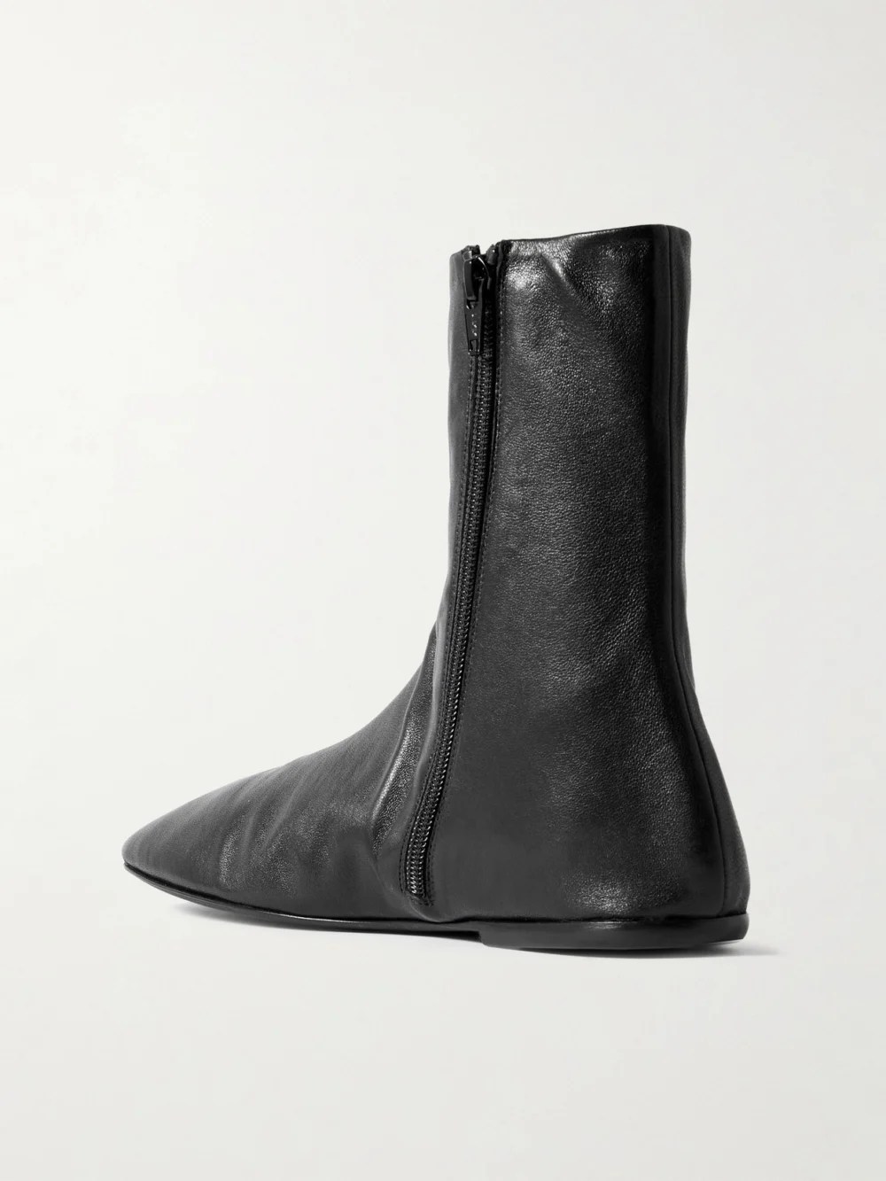 Back view of the Dries Van Noten Leather Ankle Boots