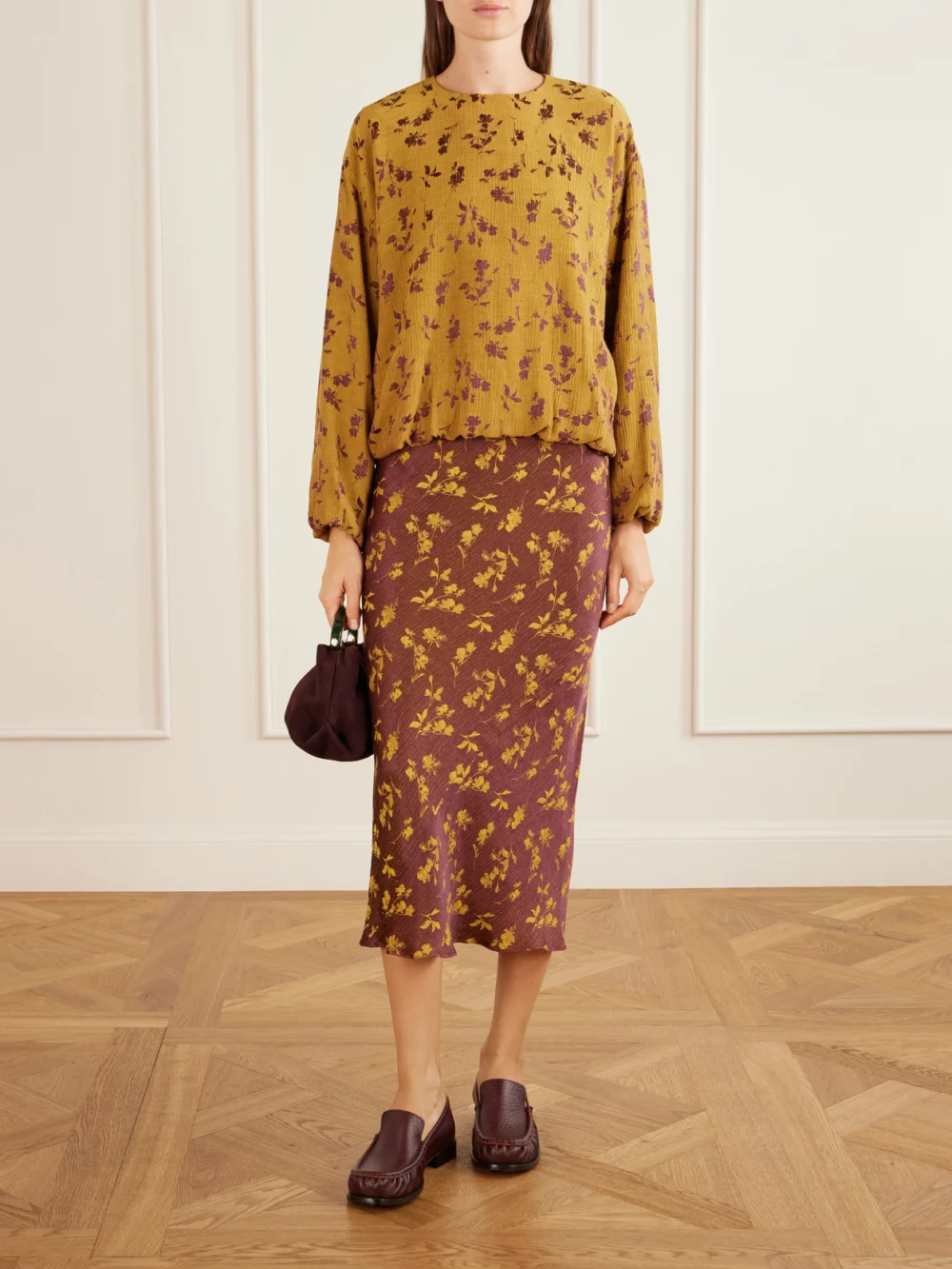 Dries Van Noten Leather Loafers, styled view