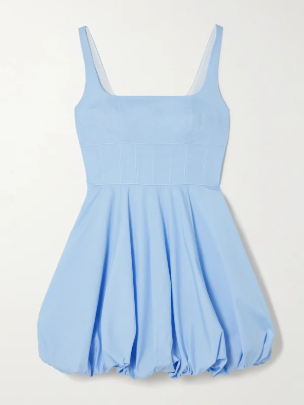 Emilia Wickstead Annabelle Cotton-poplin Mini Dress
