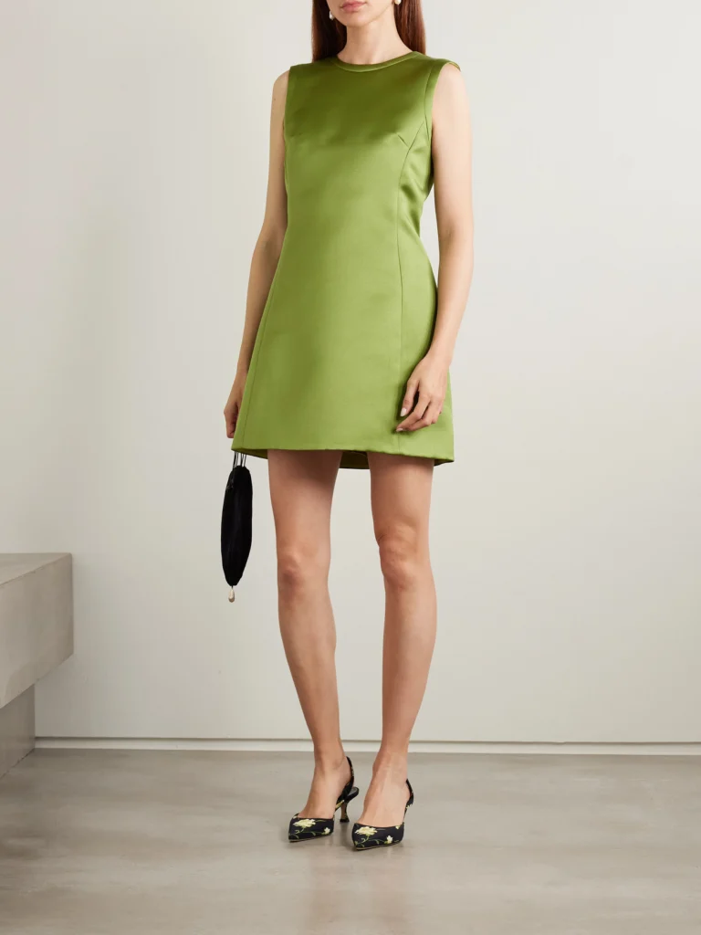 Emilia Wickstead Emmy Duchesse-satin Mini Dress