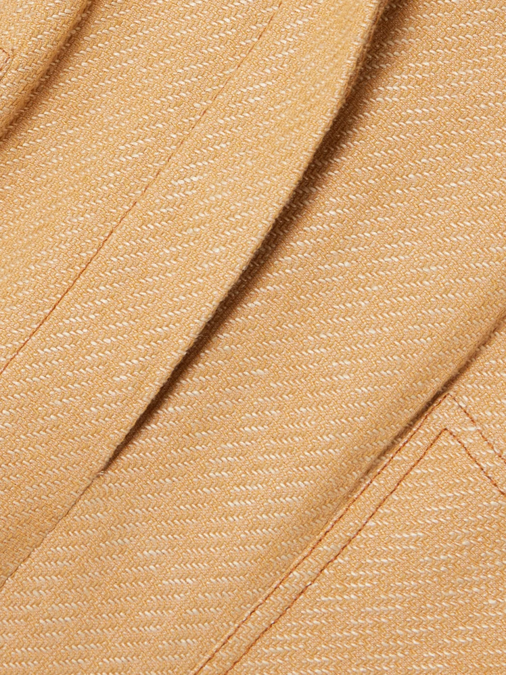 Close-up detail of the Emilia Wickstead Jody Paneled Cotton-blend Jacquard Shirt Dress