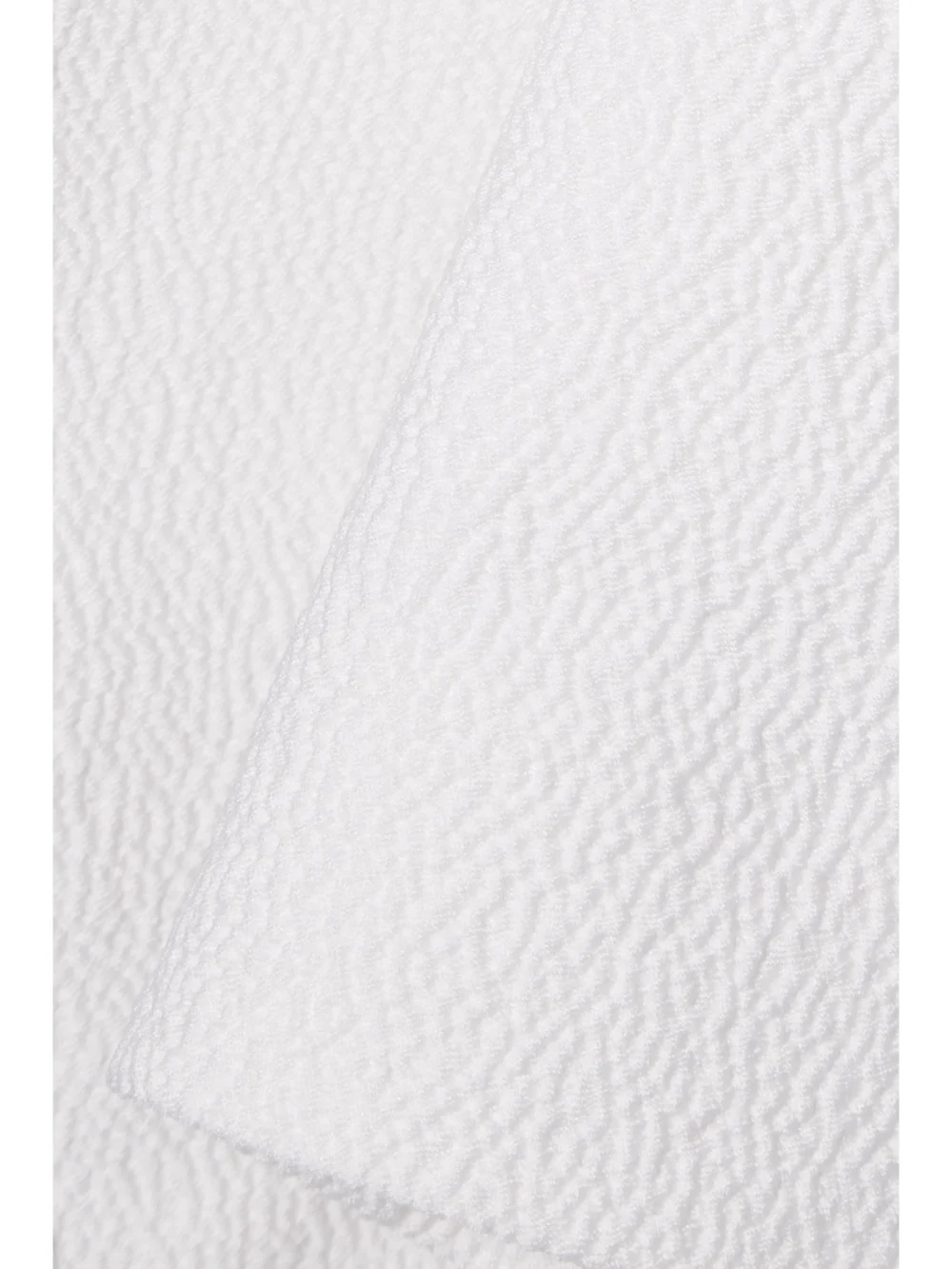 Close-up detail of the Emilia Wickstead Judita Cloqué Mini Dress