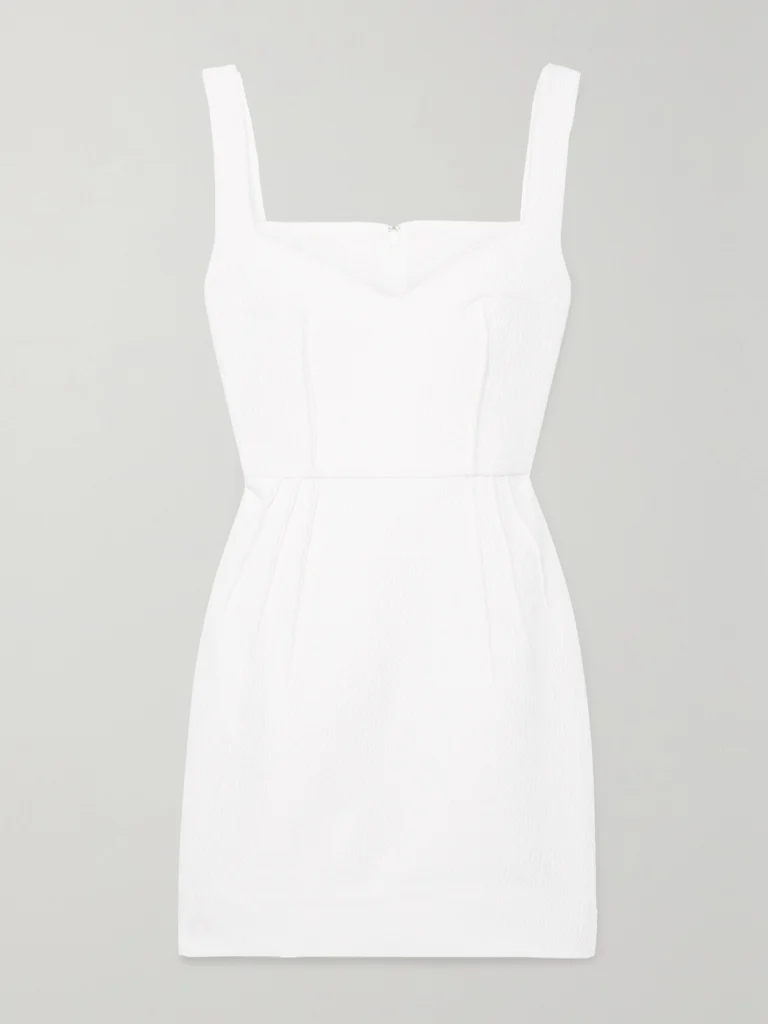 Emilia Wickstead Judita Cloqué Mini Dress