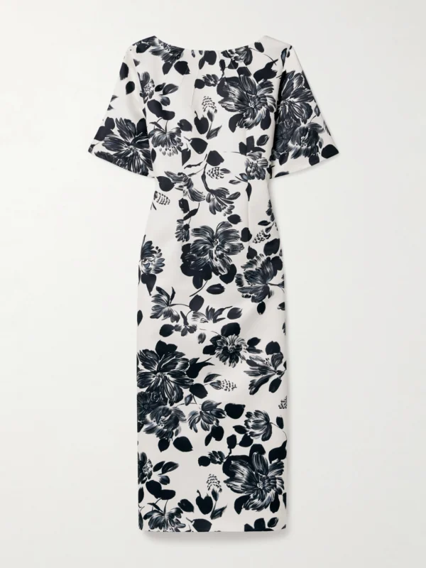 Emilia Wickstead Kora Floral-print Twill Midi Dress
