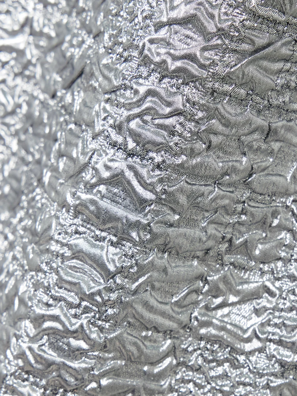 Close-up detail of the Emilia Wickstead Leila Strapless Metallic Cloqué Midi Dress