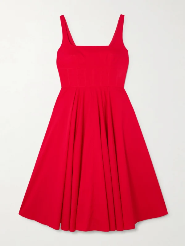 Emilia Wickstead Nikush Cotton-blend Poplin Dress
