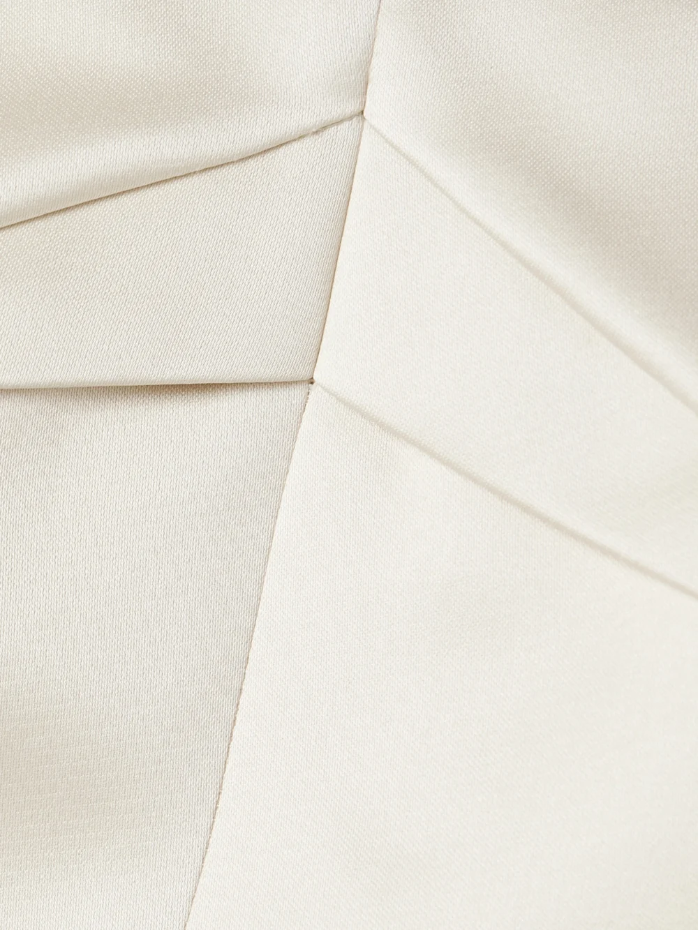 Close-up detail of the Emilia Wickstead Pola Strapless Duchesse-satin Midi Dress