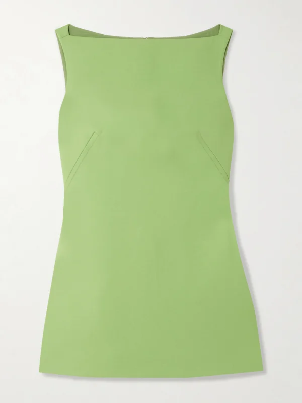 Emilia Wickstead Rifer Wool-crepe Mini Dress