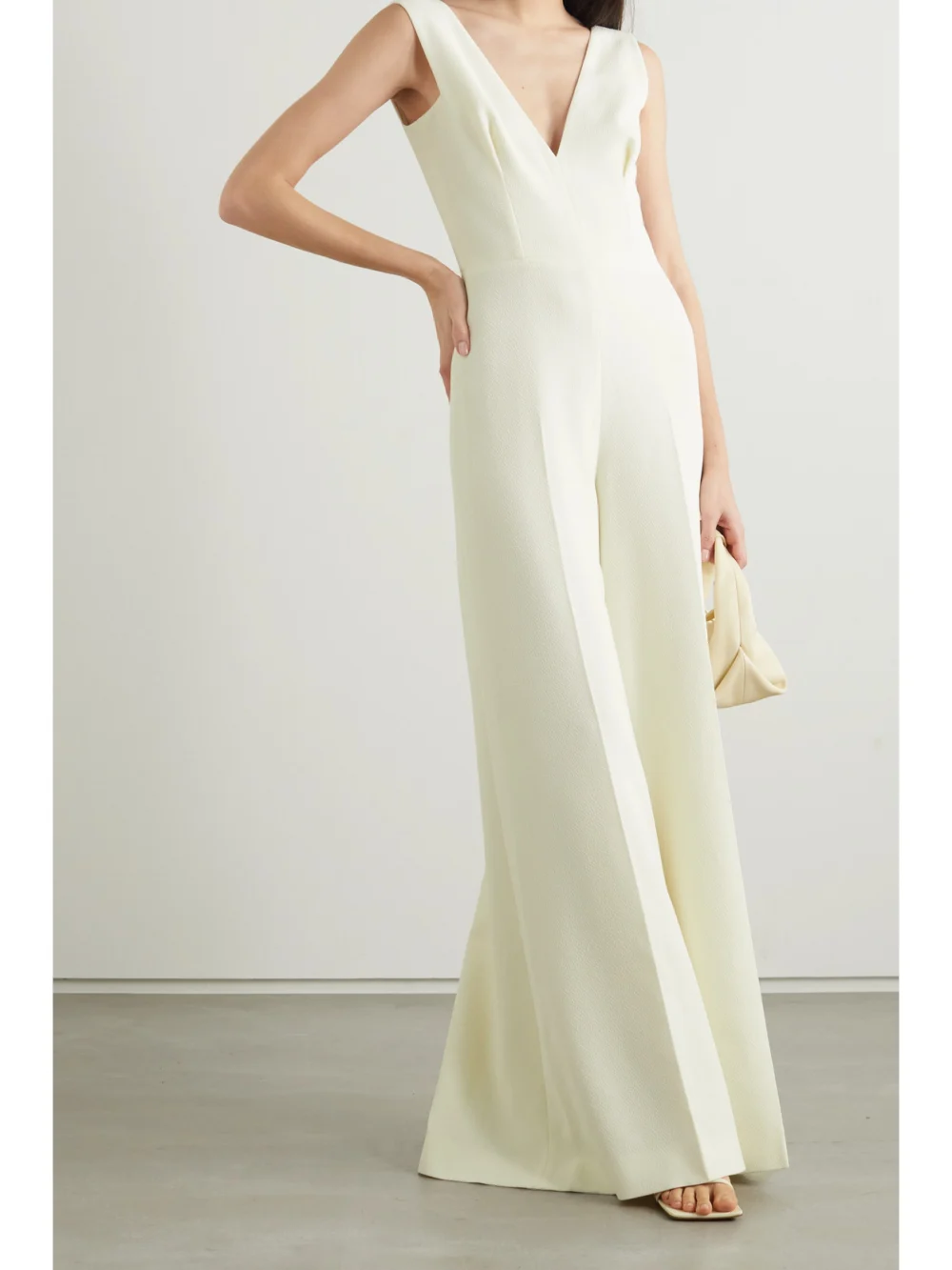 Emilia Wickstead Ross Crepe Wide-leg Jumpsuit, worn by a model
