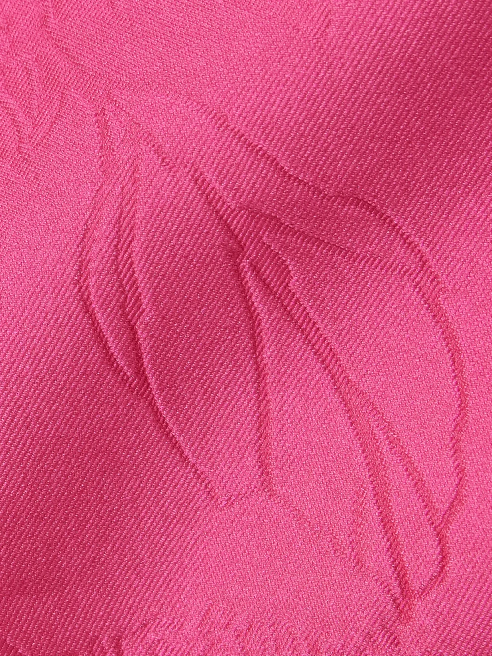 Close-up detail of the Emilia Wickstead Talia Cloqué Mini Dress
