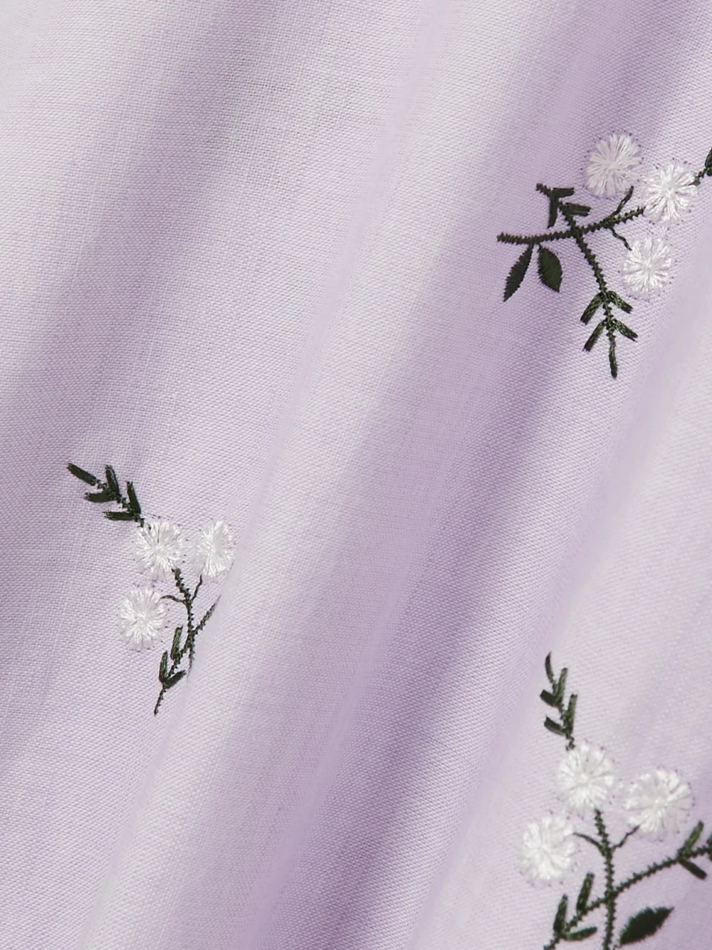 Close-up detail of the Erdem Selene Embroidered Cotton and Linen-blend Halterneck Midi Dress