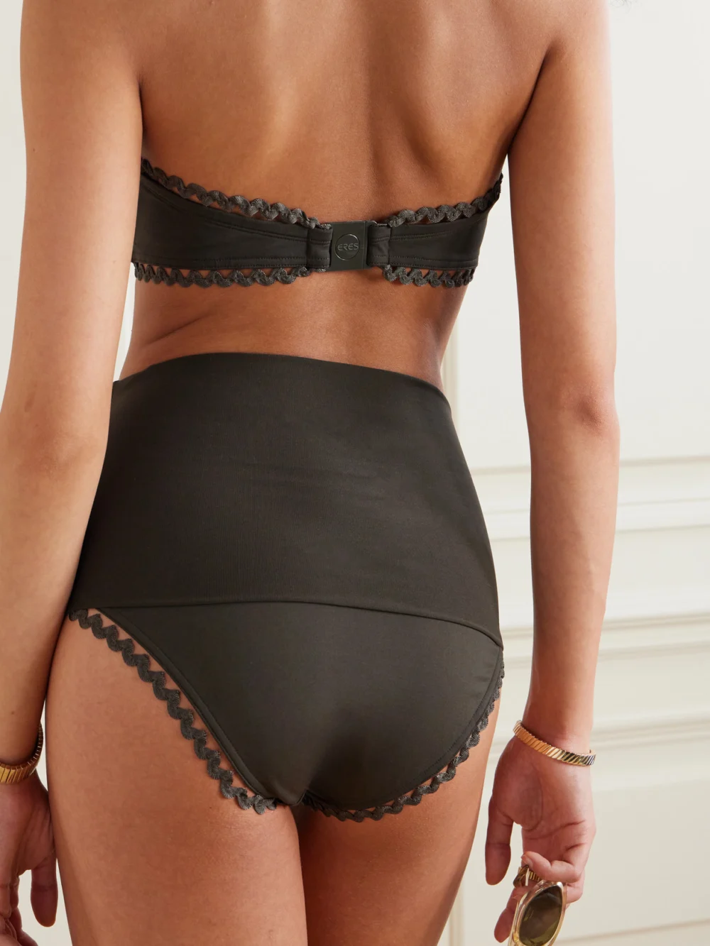 Back view of the Eres Fever Hit Ric Rac-trimmed Bikini Briefs