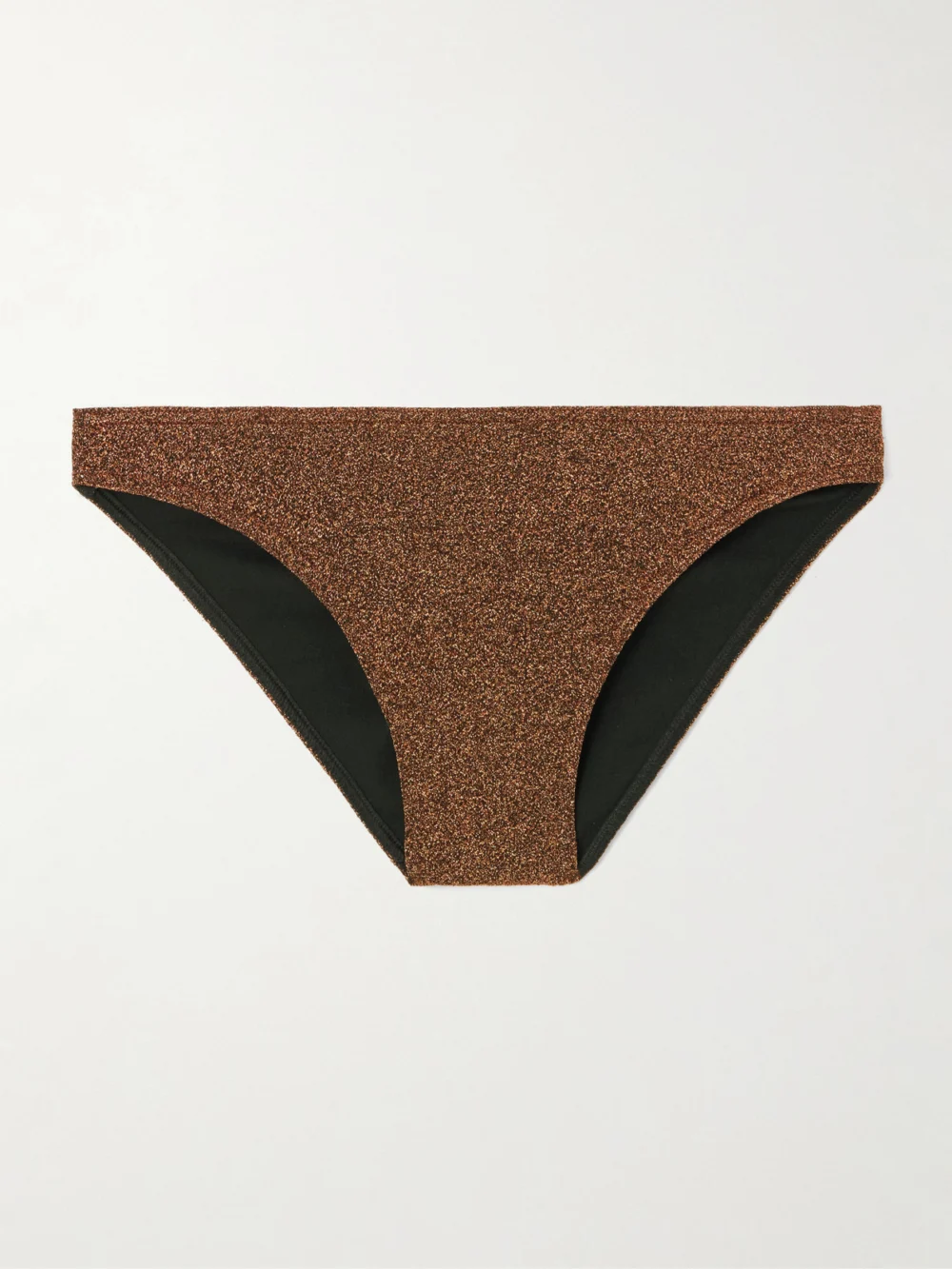Eres Irisée Etincelant Metallic Bikini Briefs in brown