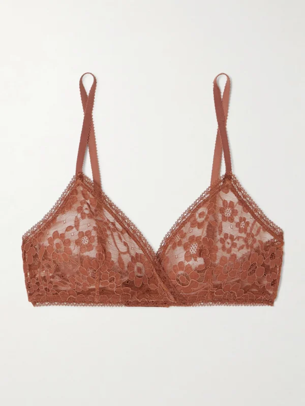 Eres Marguerite Espiegle Stretch-corded Lace Soft-cup Triangle Bra