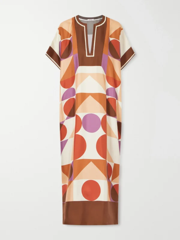 Eres Marisa Silk-twill Kaftan