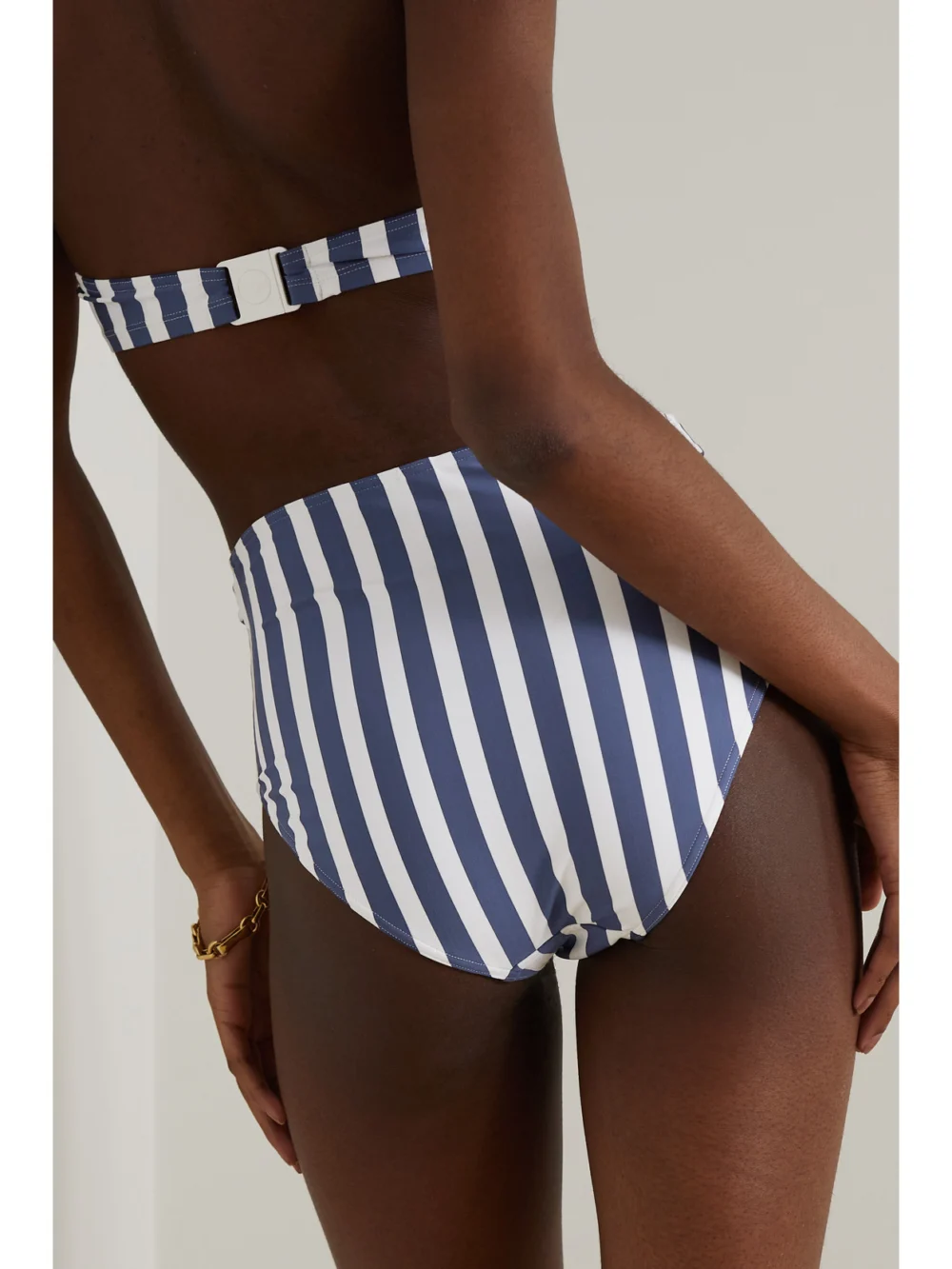 Back view of the Eres Samba Encanta Striped Bikini Briefs