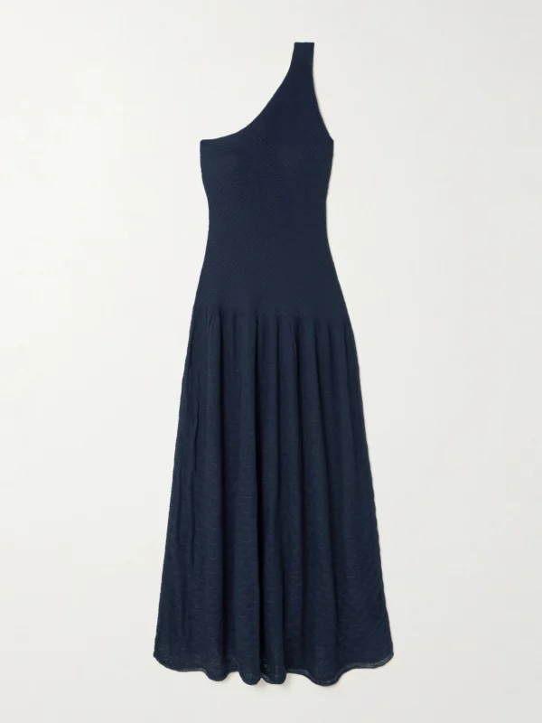 Escvdo Cayo One-shoulder Cotton Maxi Dress
