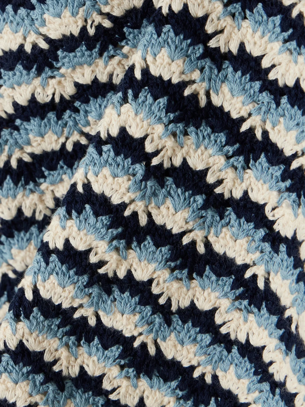 Close-up detail of the Escvdo Naplo Crocheted Cotton Top