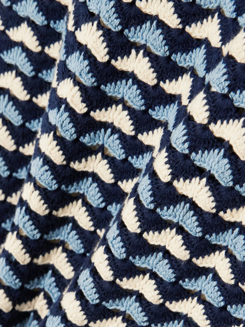 Close-up detail of the Escvdo Pacifico Crocheted Cotton Maxi Dress